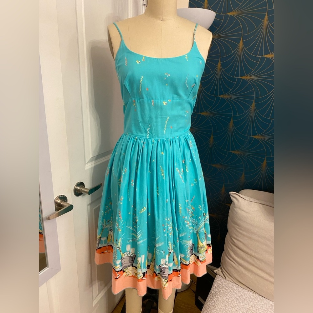 Bernie Dexter Rockabilly Champagne dress 1X